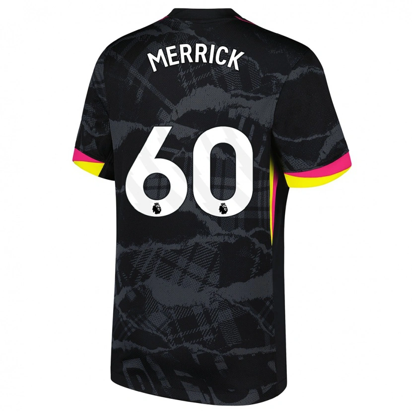 Danxen Herren Max Merrick #60 Schwarz Rosa Ausweichtrikot Trikot 2024/25 T-Shirt Schweiz