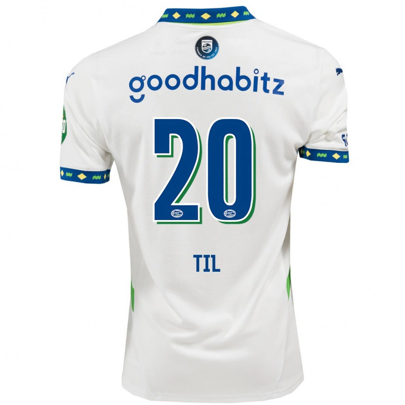 Danxen Herren Guus Til #20 Weiß Dunkelblau Ausweichtrikot Trikot 2024/25 T-Shirt Schweiz