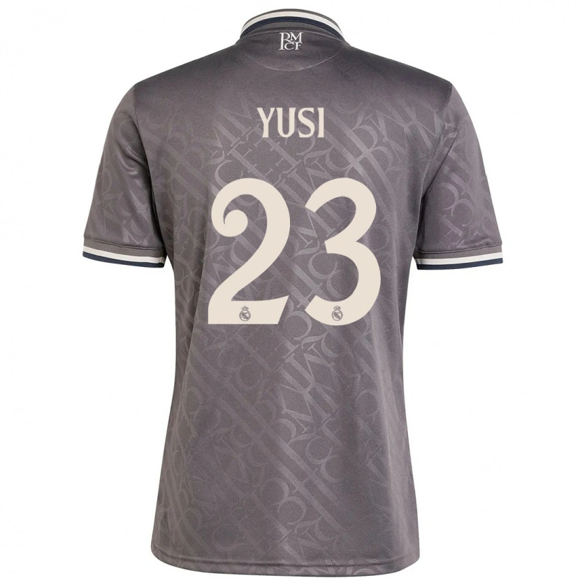 Danxen Herren Youssef Enríquez #23 Anthrazit Ausweichtrikot Trikot 2024/25 T-Shirt Schweiz