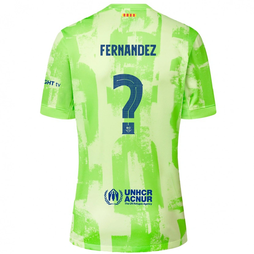 Danxen Herren Pedro Fernández #0 Limettengrün Ausweichtrikot Trikot 2024/25 T-Shirt Schweiz