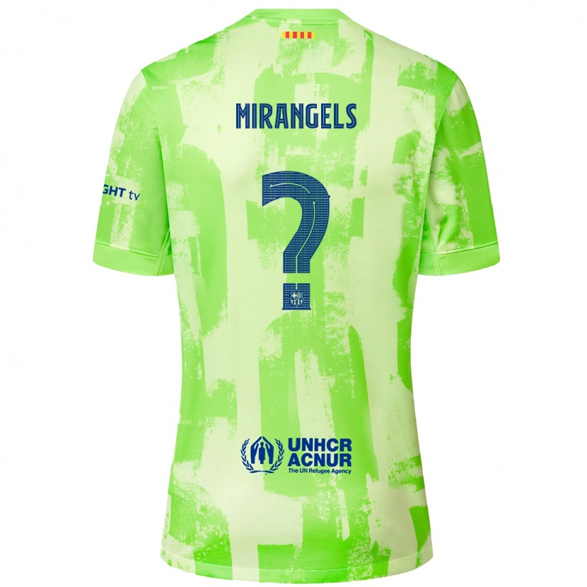 Danxen Herren Xavi Miràngels #0 Limettengrün Ausweichtrikot Trikot 2024/25 T-Shirt Schweiz