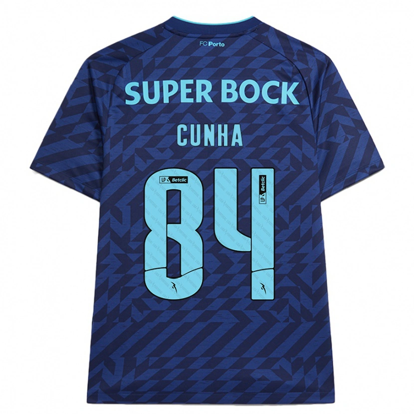 Danxen Herren Martim Cunha #84 Marineblau Ausweichtrikot Trikot 2024/25 T-Shirt Schweiz