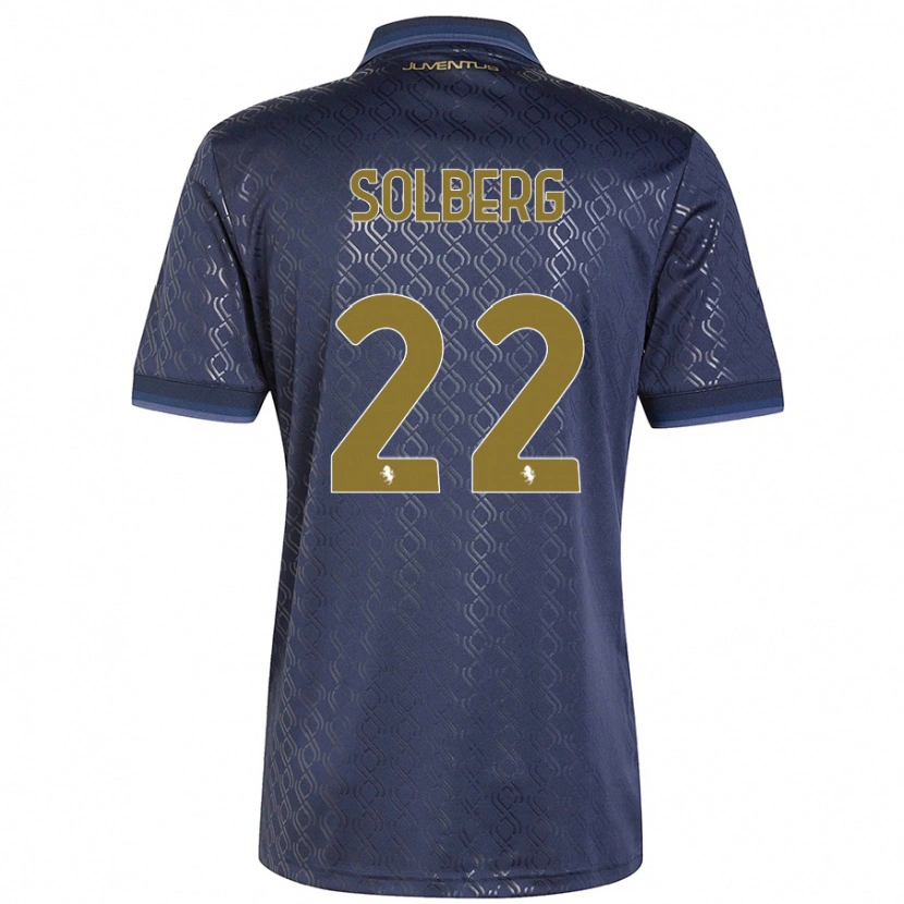 Danxen Herren Elias Solberg #22 Marineblau Ausweichtrikot Trikot 2024/25 T-Shirt Schweiz