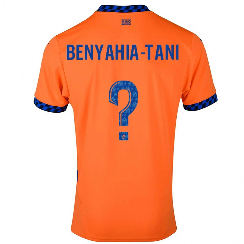 Danxen Herren Aylan Benyahia-Tani #0 Orange Dunkelblau Ausweichtrikot Trikot 2024/25 T-Shirt Schweiz