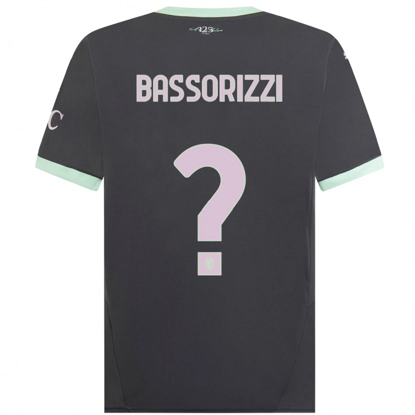 Danxen Herren Carlo Bassorizzi #0 Grau Ausweichtrikot Trikot 2024/25 T-Shirt Schweiz