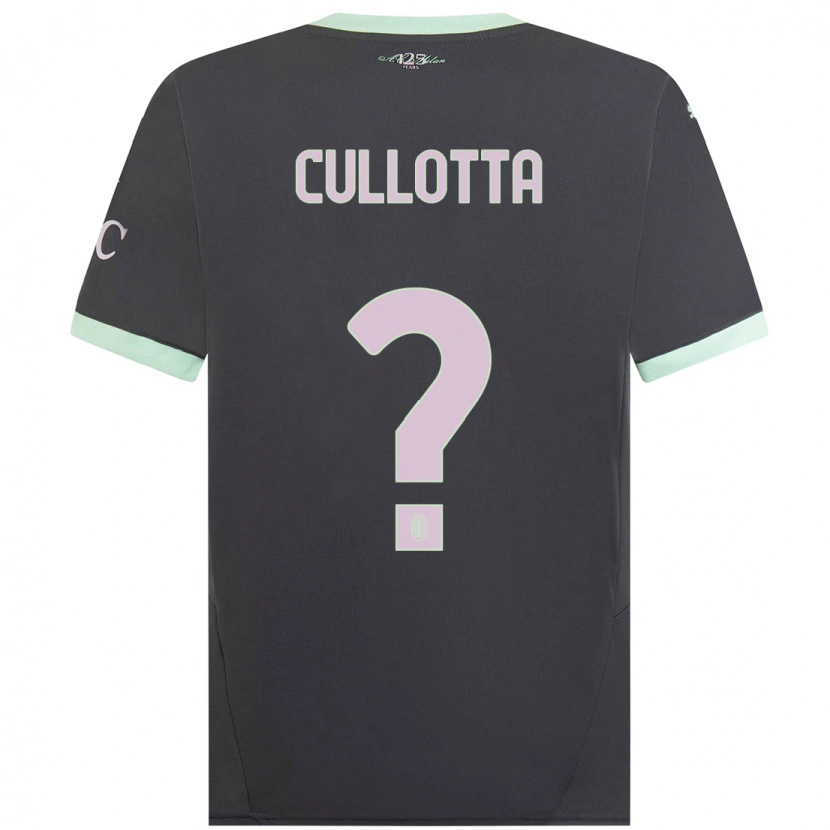 Danxen Herren Andrea Cullotta #0 Grau Ausweichtrikot Trikot 2024/25 T-Shirt Schweiz