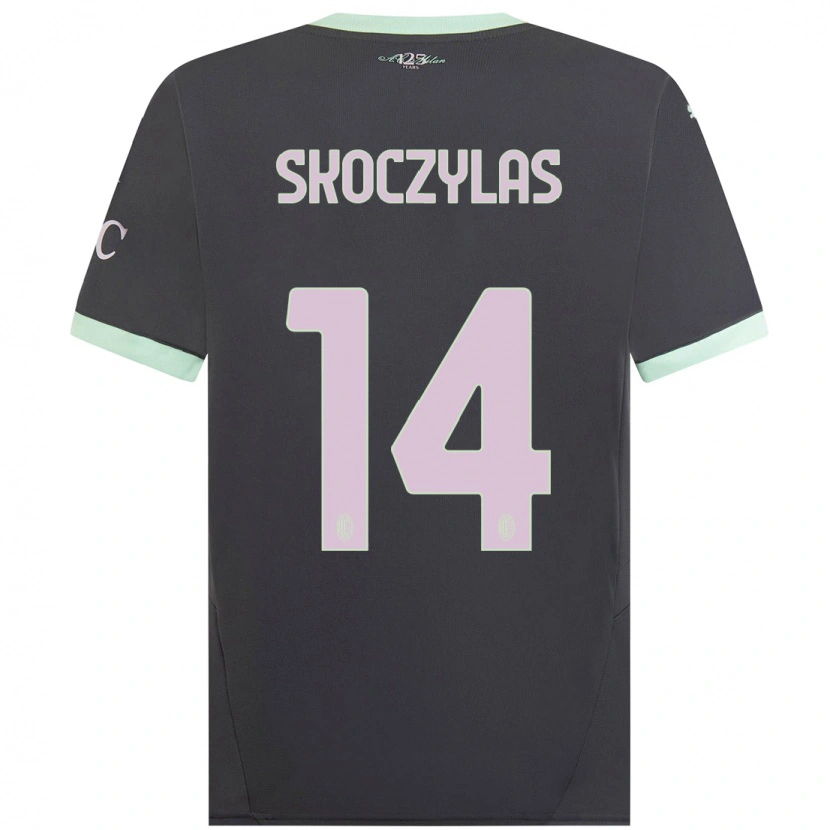 Danxen Herren Mateusz Skoczylas #14 Grau Ausweichtrikot Trikot 2024/25 T-Shirt Schweiz