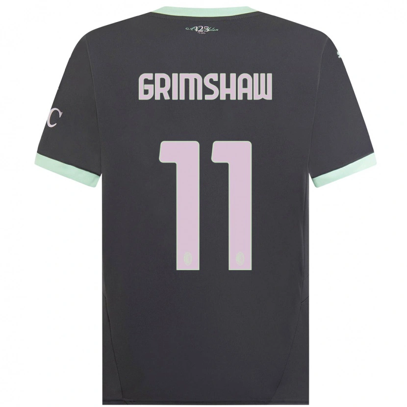 Danxen Herren Christy Grimshaw #11 Grau Ausweichtrikot Trikot 2024/25 T-Shirt Schweiz