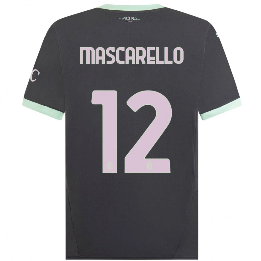 Danxen Herren Marta Mascarello #12 Grau Ausweichtrikot Trikot 2024/25 T-Shirt Schweiz