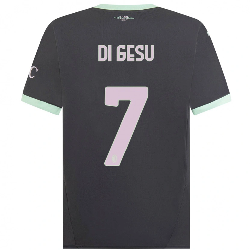 Danxen Herren Enrico Di Gesu #7 Grau Ausweichtrikot Trikot 2024/25 T-Shirt Schweiz