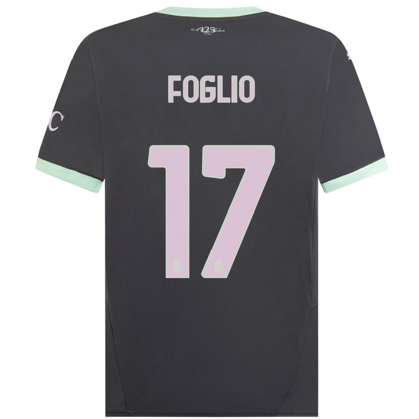 Danxen Herren Christian Foglio #17 Grau Ausweichtrikot Trikot 2024/25 T-Shirt Schweiz