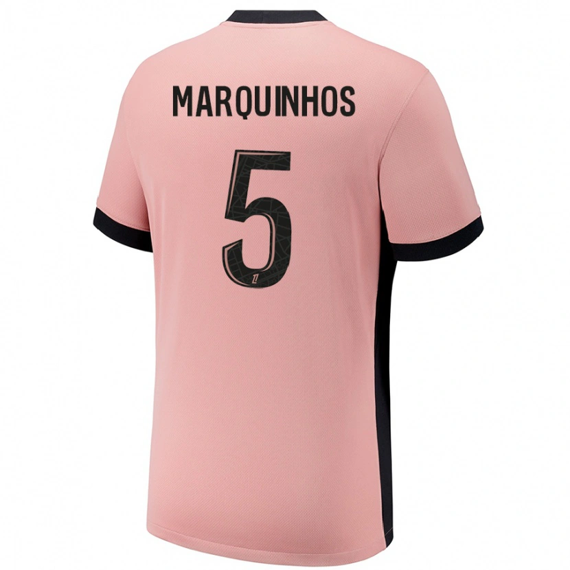 Danxen Herren Marquinhos #5 Rostros Ausweichtrikot Trikot 2024/25 T-Shirt Schweiz