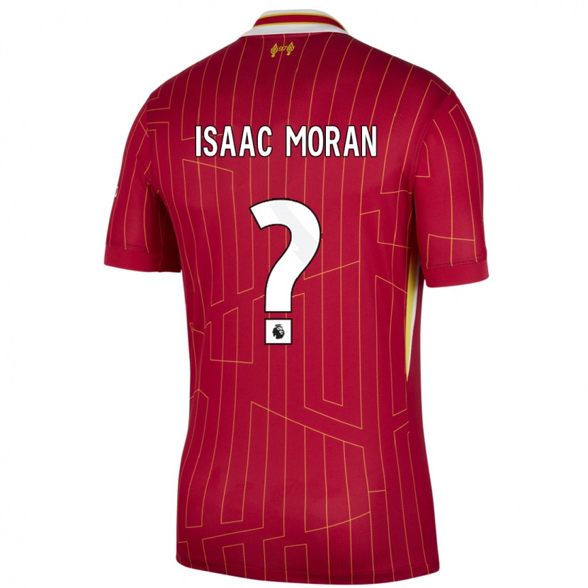 Danxen Damen Isaac Moran #0 Rot Gelb Weiß Heimtrikot Trikot 2024/25 T-Shirt Schweiz