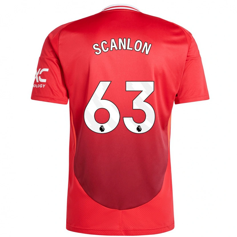 Danxen Damen James Scanlon #63 Hellrot Heimtrikot Trikot 2024/25 T-Shirt Schweiz