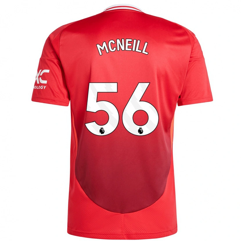 Danxen Damen Charlie Mcneill #56 Hellrot Heimtrikot Trikot 2024/25 T-Shirt Schweiz