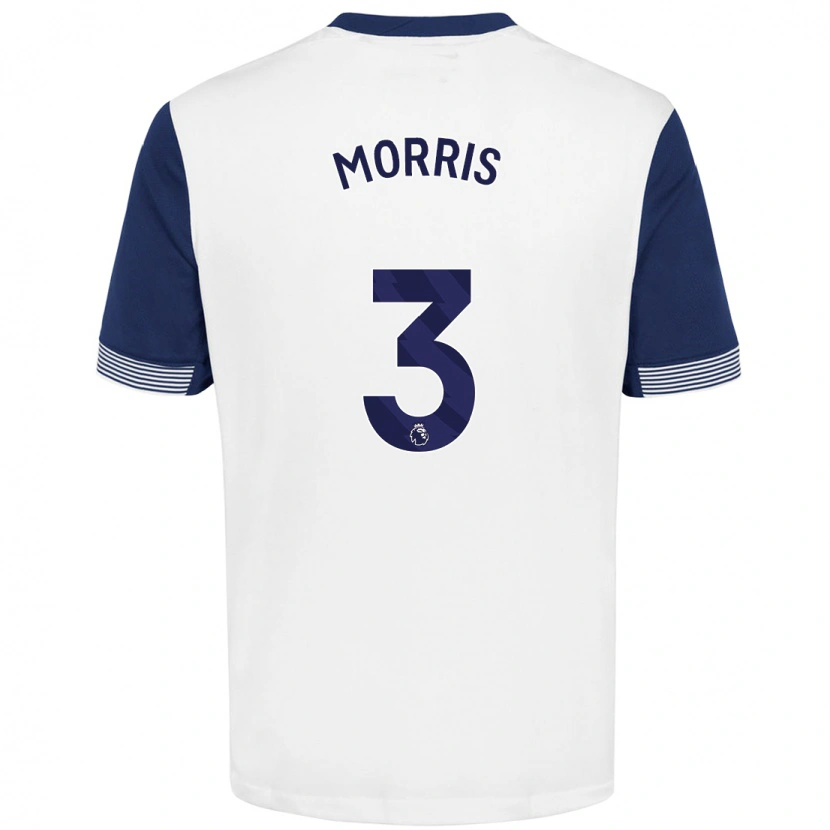 Danxen Damen Ella Morris #3 Weiß Blau Heimtrikot Trikot 2024/25 T-Shirt Schweiz