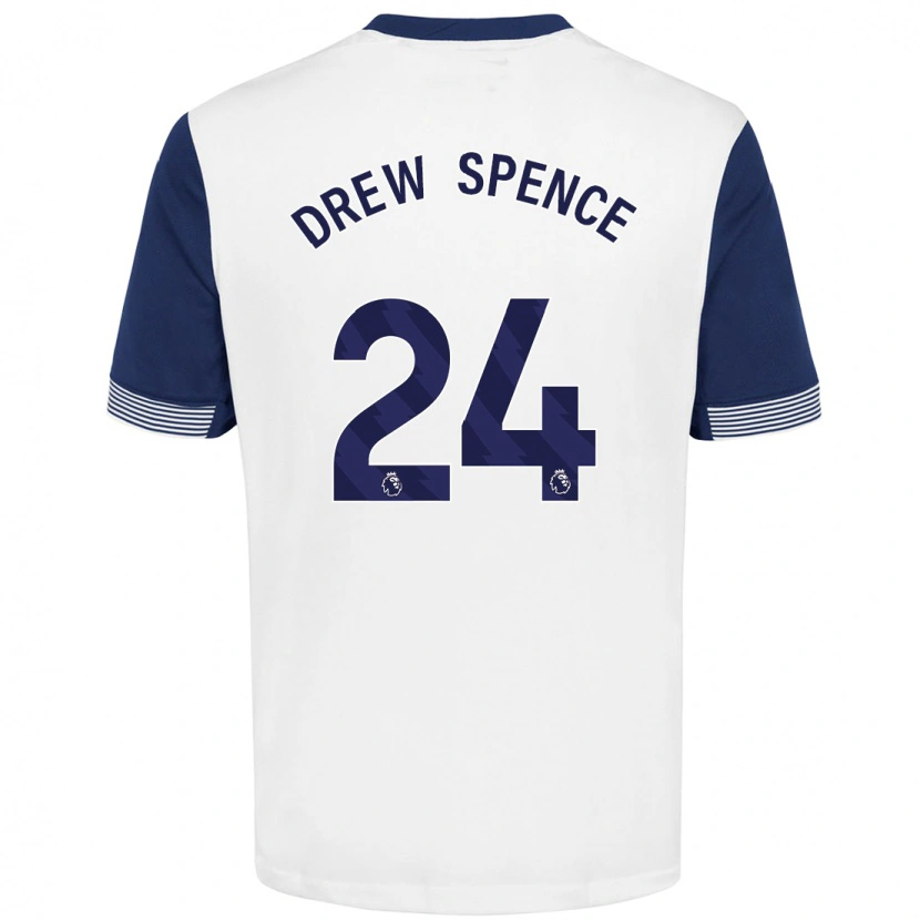 Danxen Damen Drew Spence #24 Weiß Blau Heimtrikot Trikot 2024/25 T-Shirt Schweiz