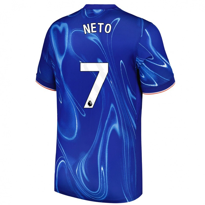Danxen Damen Pedro Neto #7 Blau Weiß Heimtrikot Trikot 2024/25 T-Shirt Schweiz