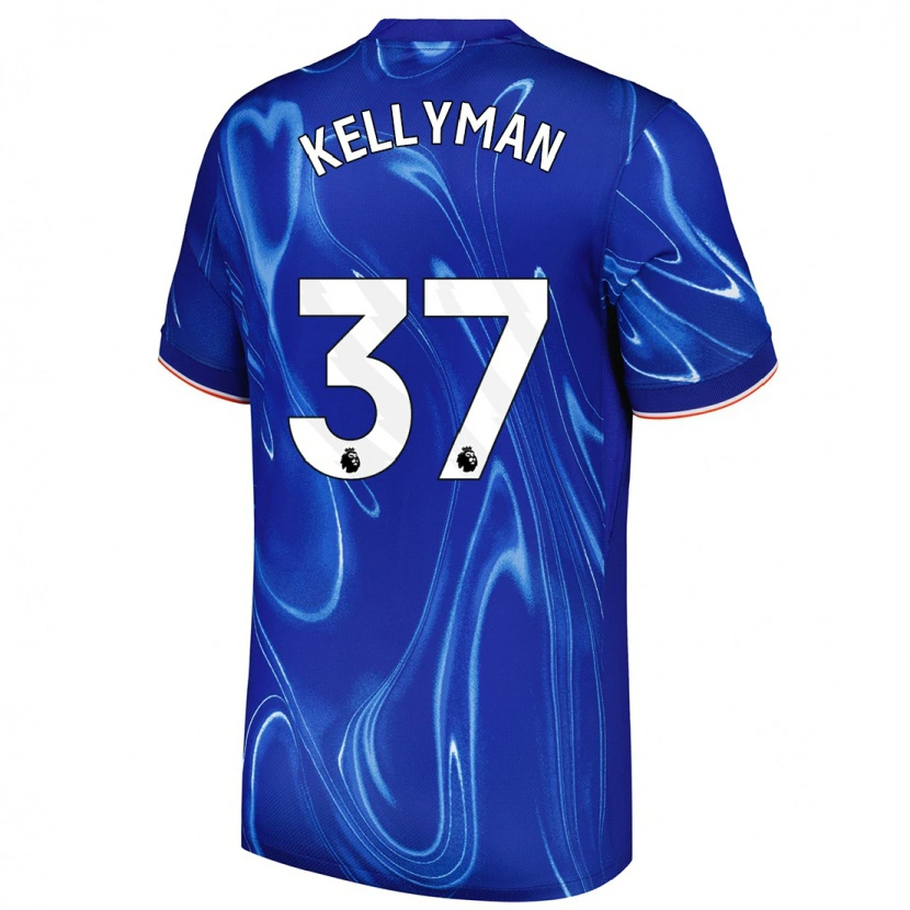 Danxen Damen Omari Kellyman #37 Blau Weiß Heimtrikot Trikot 2024/25 T-Shirt Schweiz