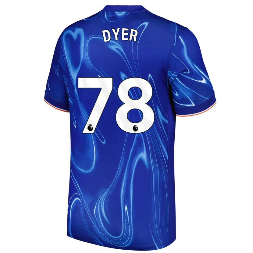 Danxen Damen Kiano Dyer #78 Blau Weiß Heimtrikot Trikot 2024/25 T-Shirt Schweiz