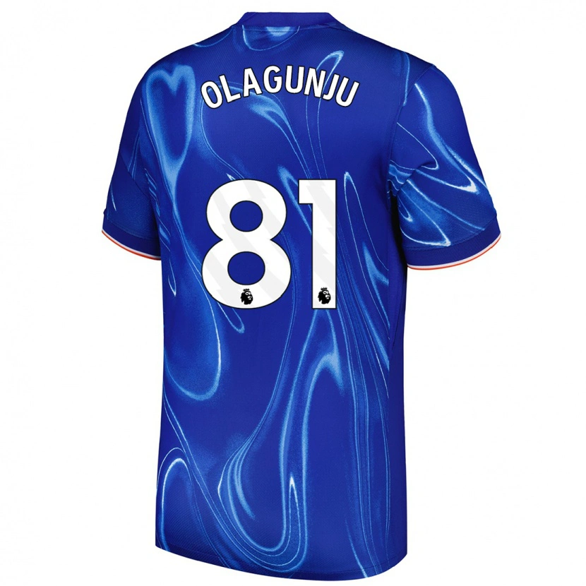 Danxen Damen Saheed Olagunju #81 Blau Weiß Heimtrikot Trikot 2024/25 T-Shirt Schweiz