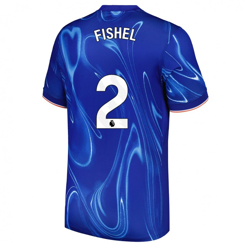 Danxen Damen Mia Fishel #2 Blau Weiß Heimtrikot Trikot 2024/25 T-Shirt Schweiz