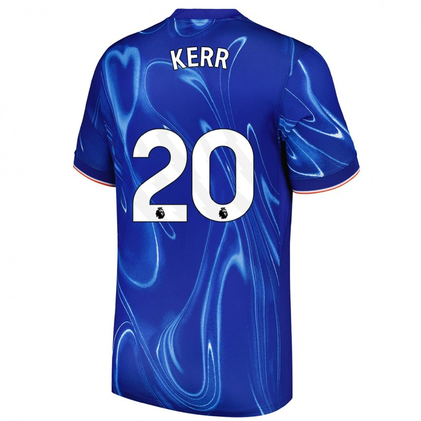 Danxen Damen Sam Kerr #20 Blau Weiß Heimtrikot Trikot 2024/25 T-Shirt Schweiz