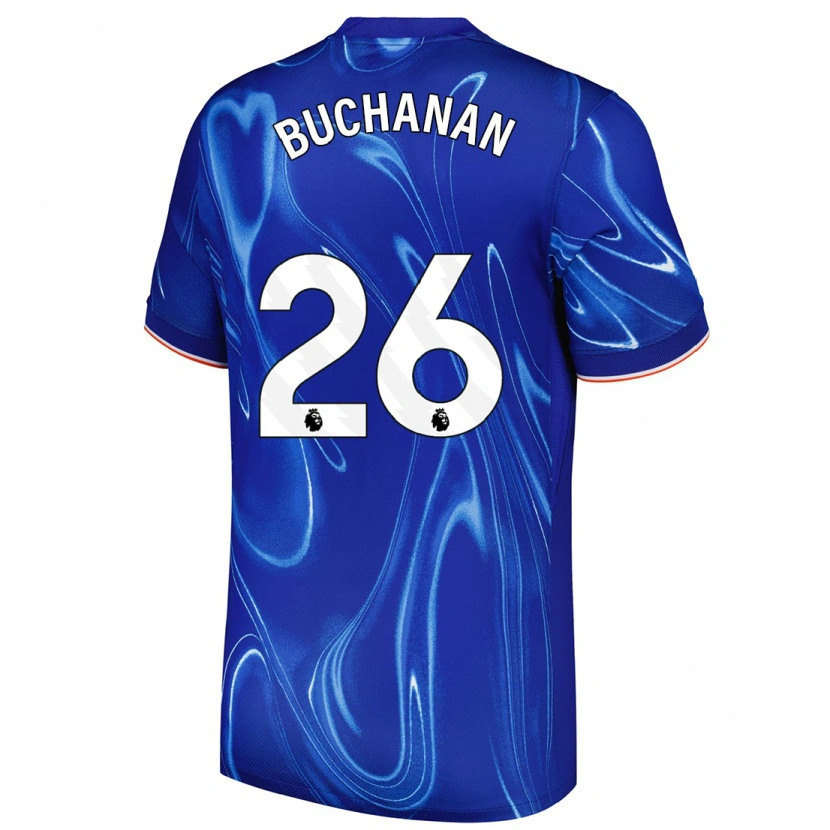Danxen Damen Kadeisha Buchanan #26 Blau Weiß Heimtrikot Trikot 2024/25 T-Shirt Schweiz