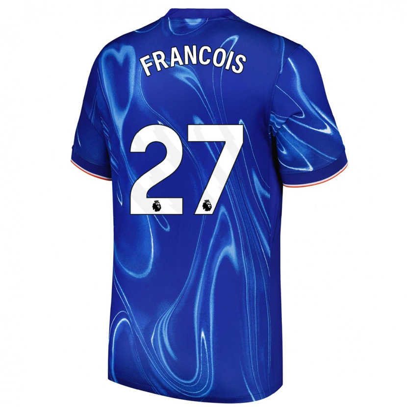 Danxen Damen Oriane Jean-François #27 Blau Weiß Heimtrikot Trikot 2024/25 T-Shirt Schweiz