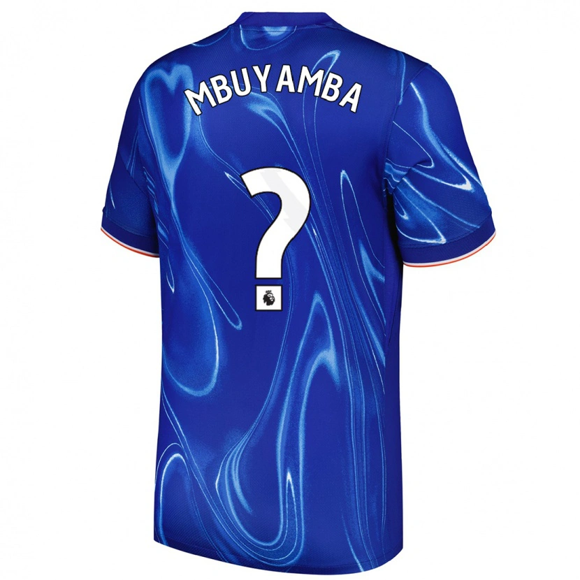 Danxen Damen Xavier Mbuyamba #0 Blau Weiß Heimtrikot Trikot 2024/25 T-Shirt Schweiz