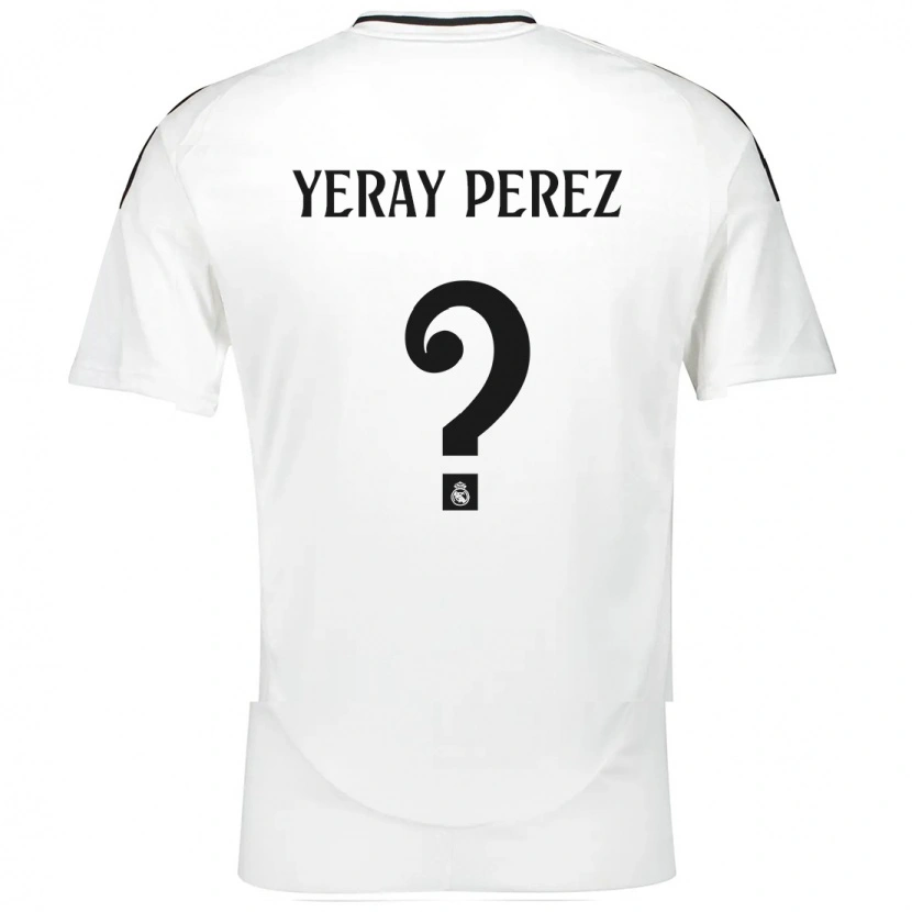 Danxen Damen Yeray Perez #0 Weiß Heimtrikot Trikot 2024/25 T-Shirt Schweiz