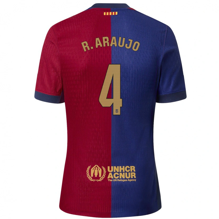 Danxen Damen Ronald Araujo #4 Blau Rot Heimtrikot Trikot 2024/25 T-Shirt Schweiz