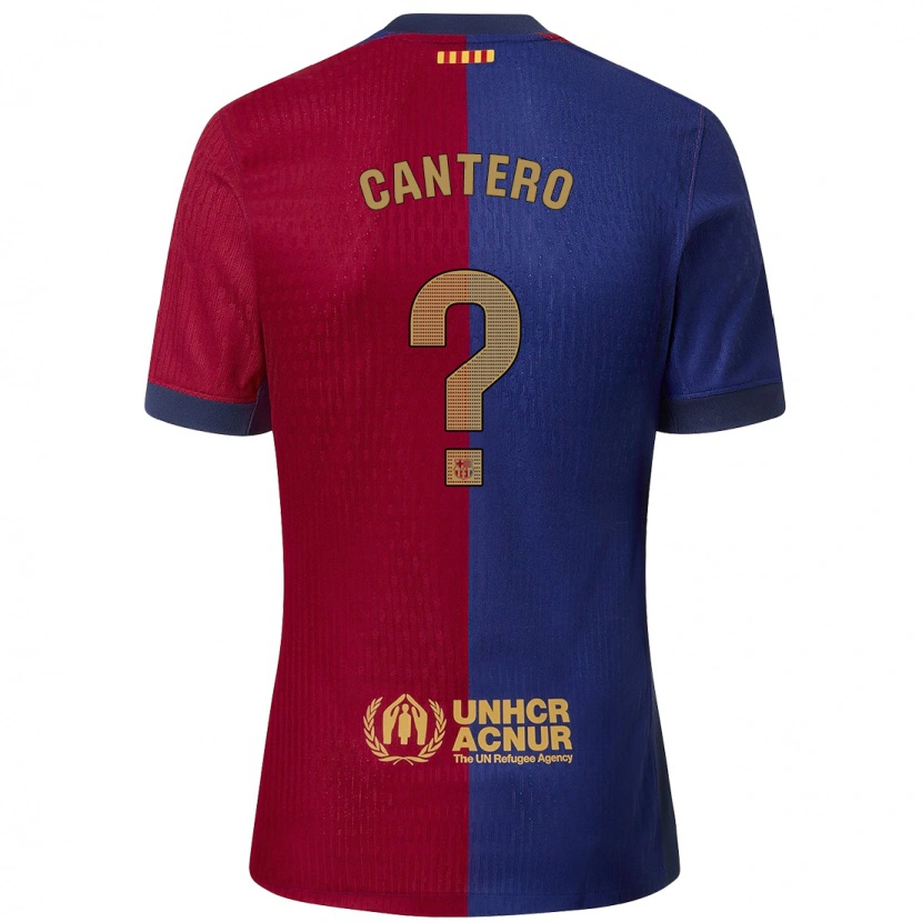 Danxen Damen Rubén Cantero #0 Blau Rot Heimtrikot Trikot 2024/25 T-Shirt Schweiz