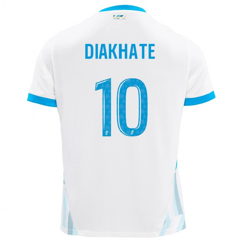 Danxen Damen Ndeye Awa Diakhaté #10 Weiß Himmelblau Heimtrikot Trikot 2024/25 T-Shirt Schweiz