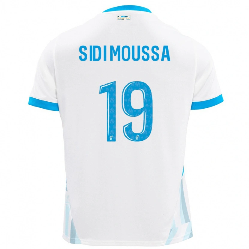 Danxen Damen Salima Sidi Moussa #19 Weiß Himmelblau Heimtrikot Trikot 2024/25 T-Shirt Schweiz