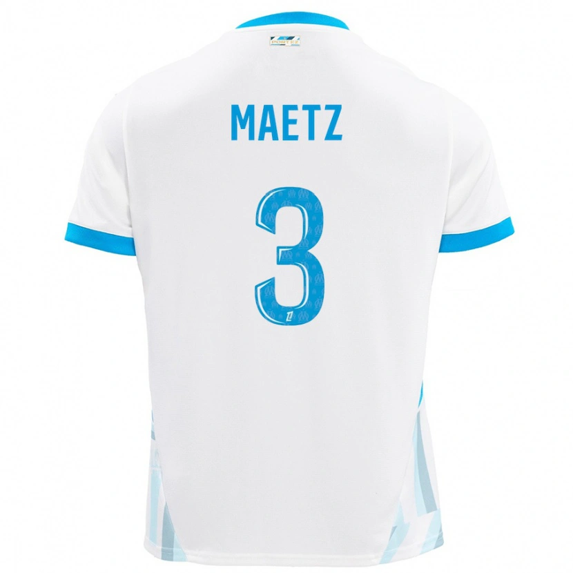 Danxen Damen Agathe Maetz #3 Weiß Himmelblau Heimtrikot Trikot 2024/25 T-Shirt Schweiz