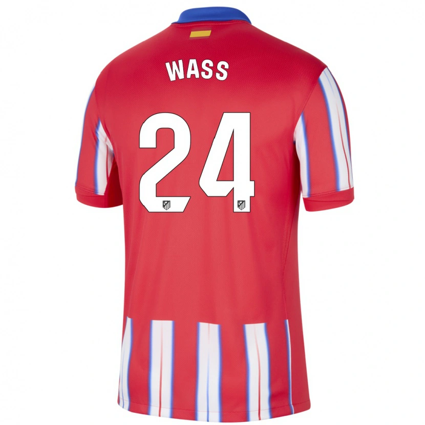 Danxen Damen Daniel Wass #24 Rot Weiß Blau Heimtrikot Trikot 2024/25 T-Shirt Schweiz
