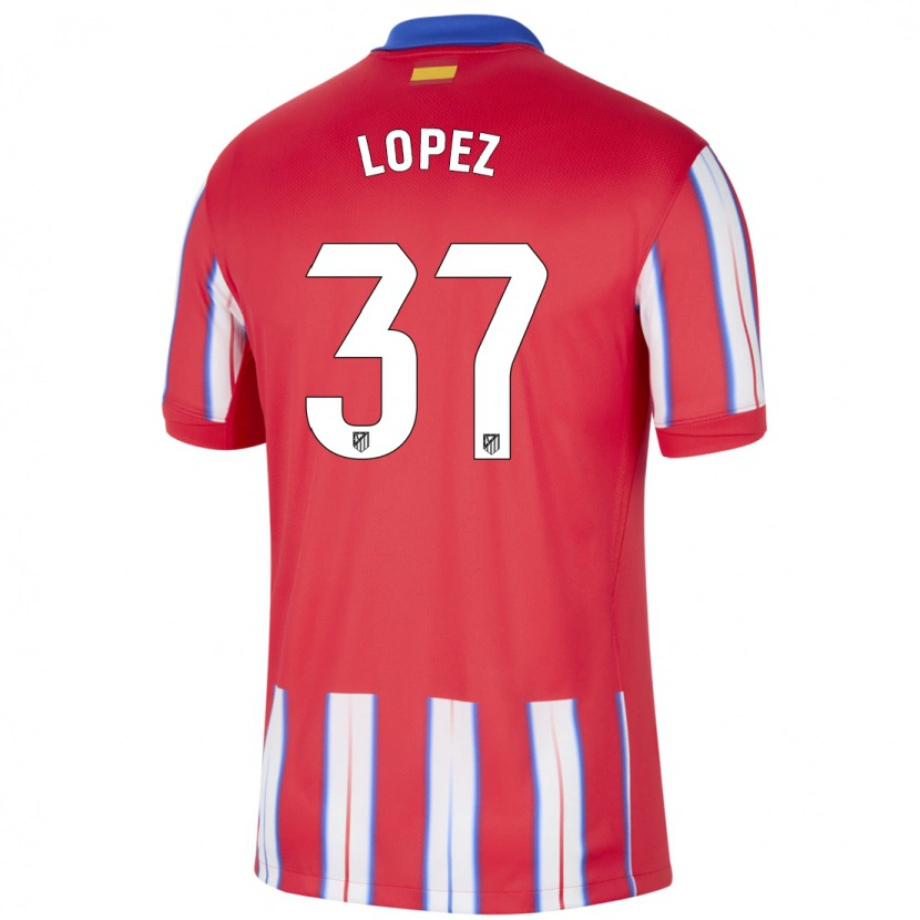 Danxen Damen Alex Lopez #37 Rot Weiß Blau Heimtrikot Trikot 2024/25 T-Shirt Schweiz