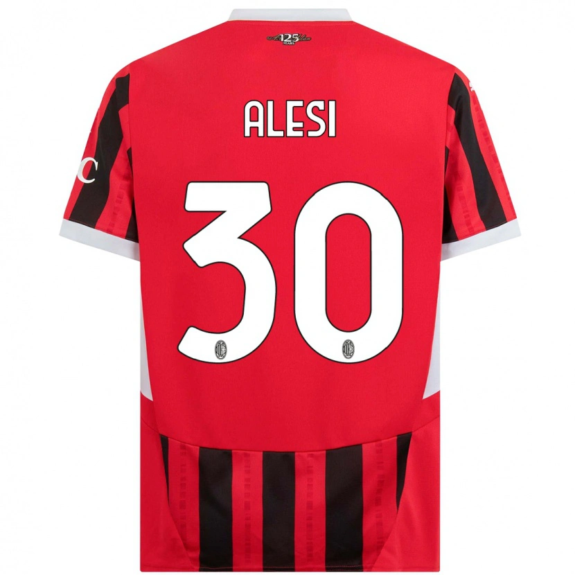 Danxen Damen Gabriele Alesi #30 Rot Schwarz Heimtrikot Trikot 2024/25 T-Shirt Schweiz