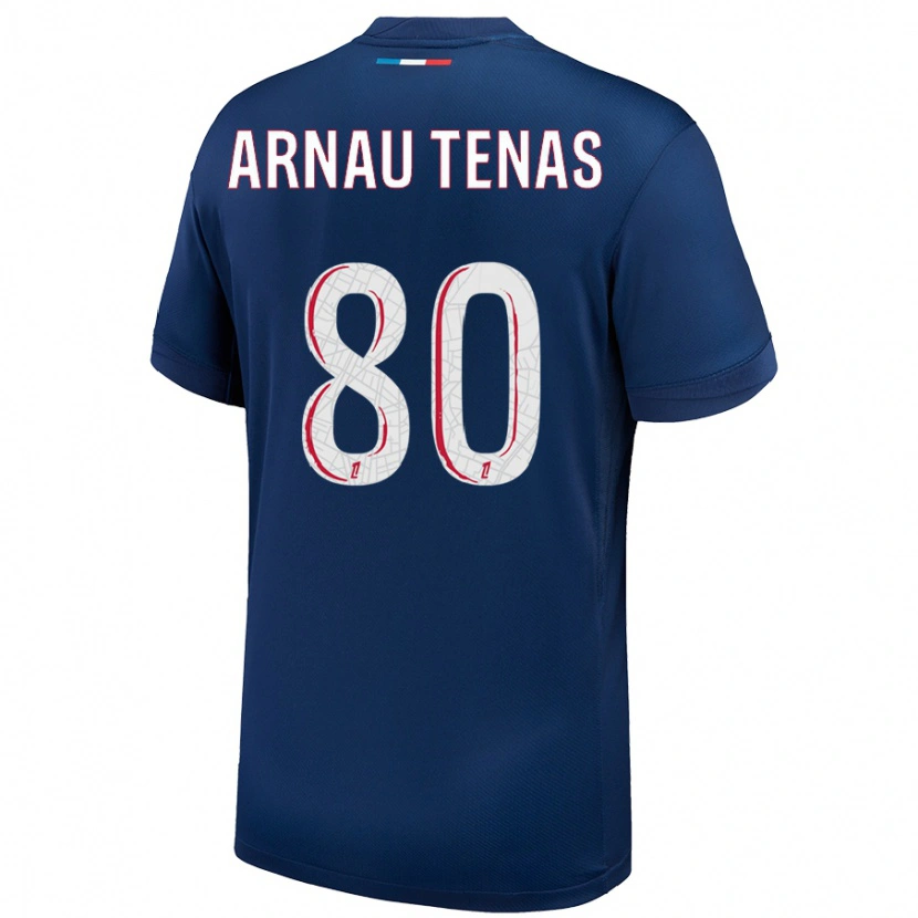 Danxen Damen Arnau Tenas #80 Marineblau Weiß Heimtrikot Trikot 2024/25 T-Shirt Schweiz
