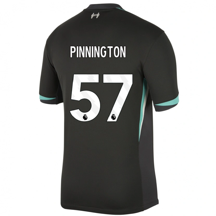 Danxen Damen Carter Pinnington #57 Schwarz Anthrazitweiß Auswärtstrikot Trikot 2024/25 T-Shirt Schweiz