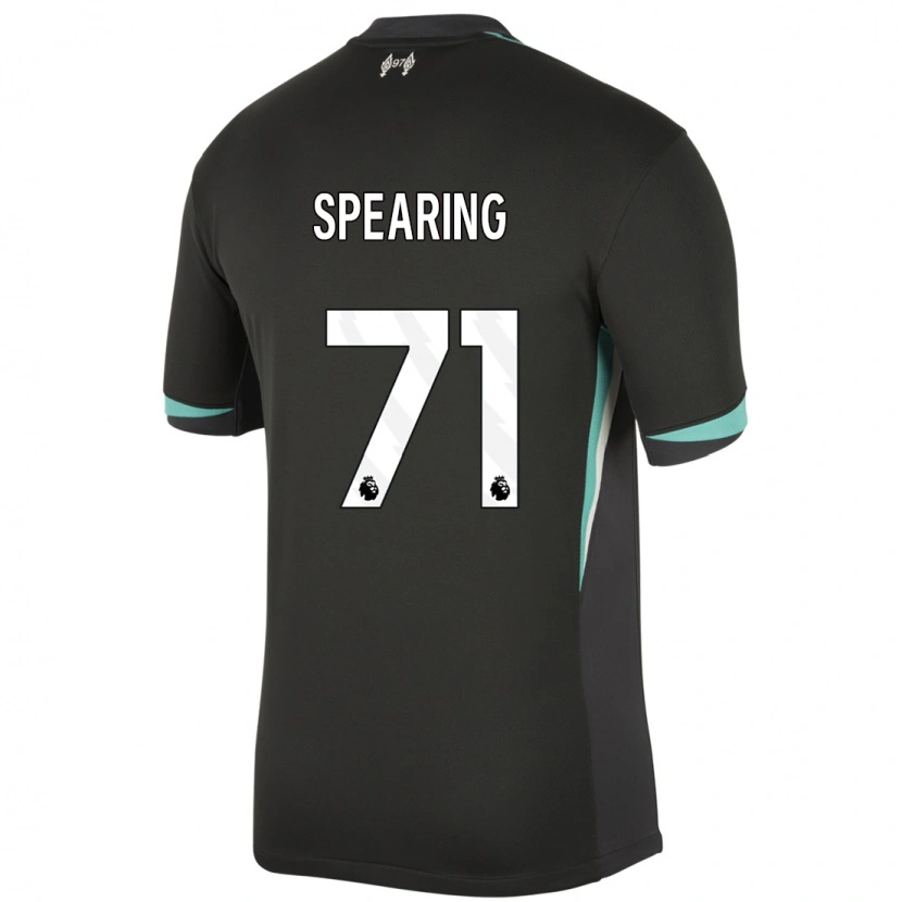 Danxen Damen Jay Spearing #71 Schwarz Anthrazitweiß Auswärtstrikot Trikot 2024/25 T-Shirt Schweiz