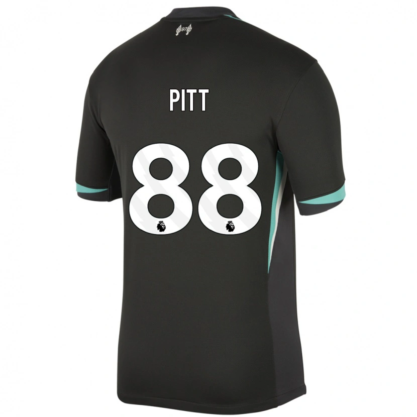 Danxen Damen Lucas Pitt #88 Schwarz Anthrazitweiß Auswärtstrikot Trikot 2024/25 T-Shirt Schweiz