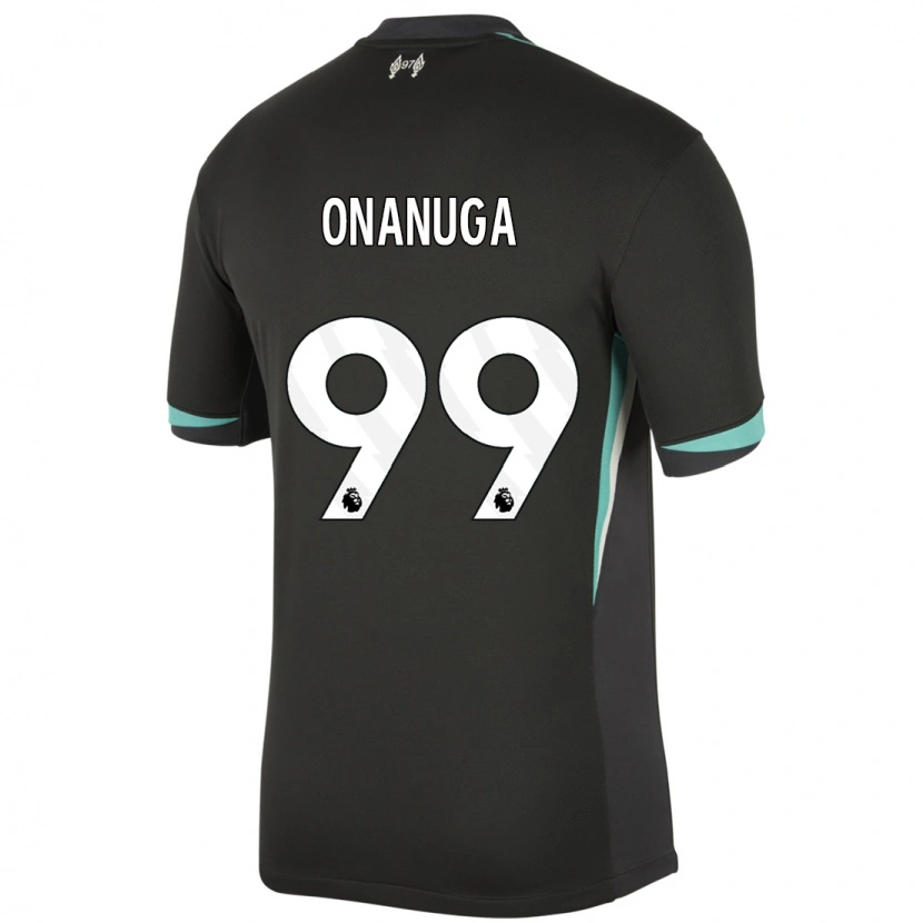 Danxen Damen Fola Onanuga #99 Schwarz Anthrazitweiß Auswärtstrikot Trikot 2024/25 T-Shirt Schweiz