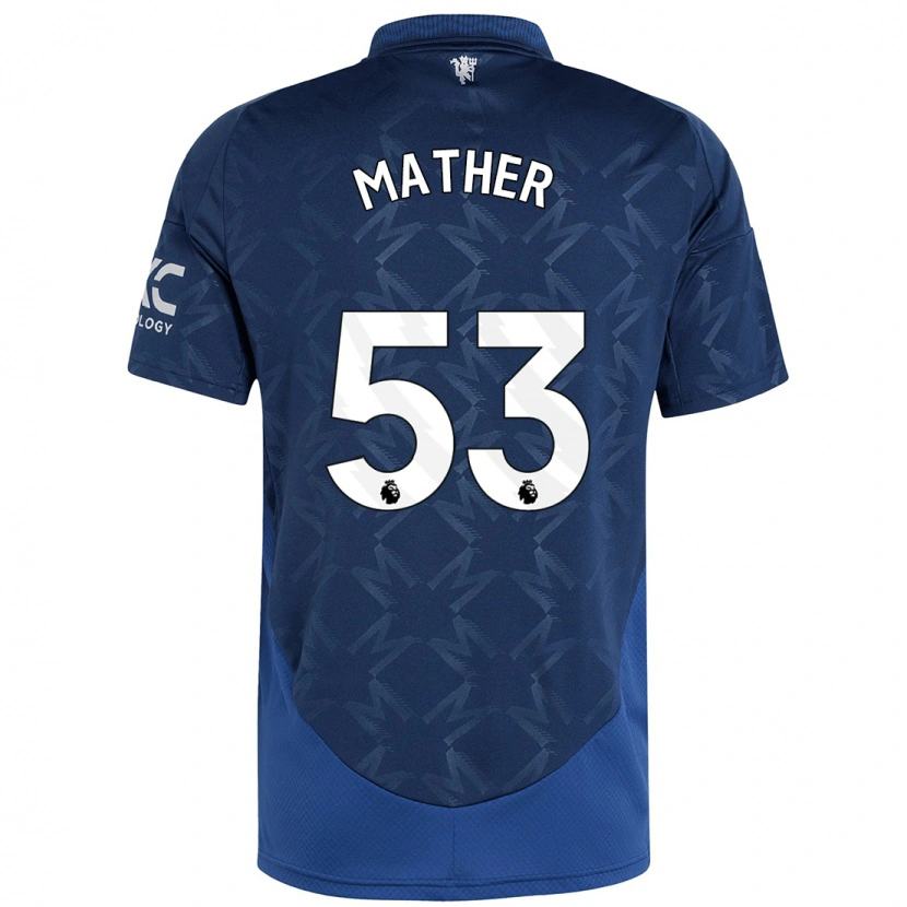 Danxen Damen Sam Mather #53 Indigo Auswärtstrikot Trikot 2024/25 T-Shirt Schweiz