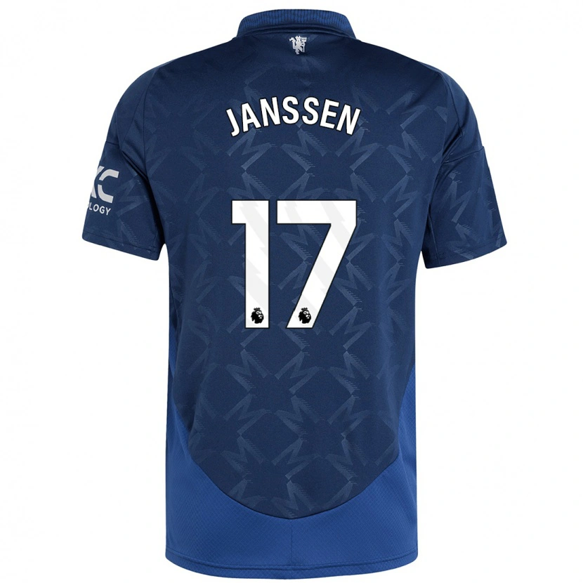 Danxen Damen Dominique Janssen #17 Indigo Auswärtstrikot Trikot 2024/25 T-Shirt Schweiz