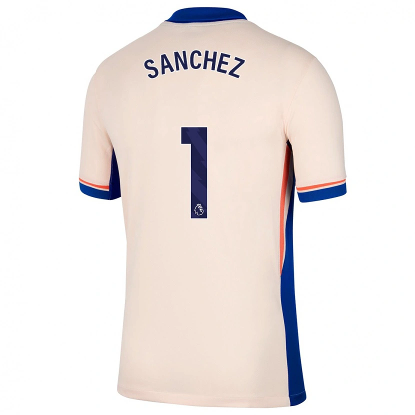 Danxen Damen Robert Sánchez #1 Hellbeige Auswärtstrikot Trikot 2024/25 T-Shirt Schweiz