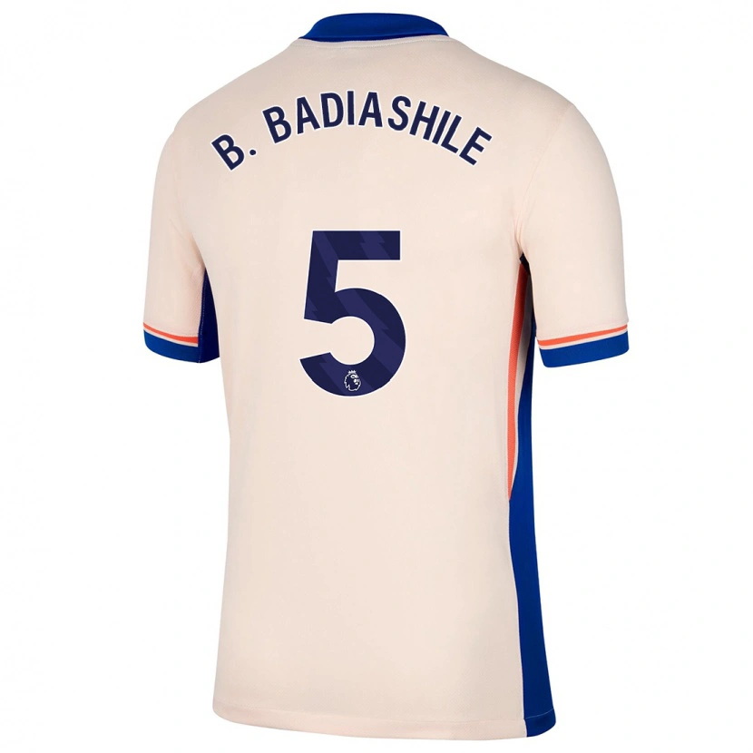 Danxen Damen Benoît Badiashile #5 Hellbeige Auswärtstrikot Trikot 2024/25 T-Shirt Schweiz