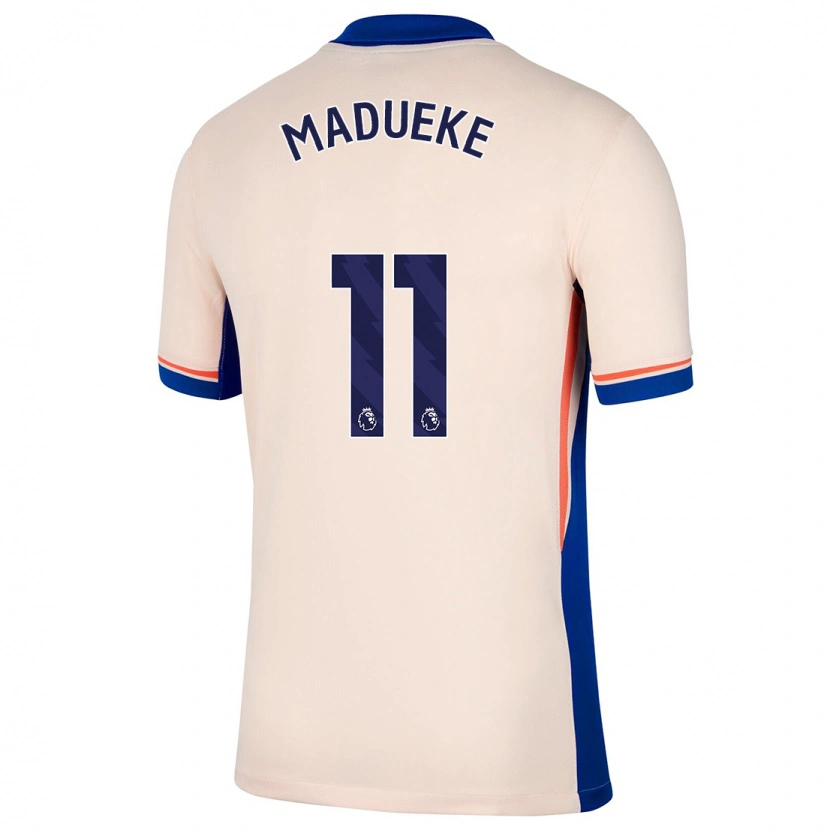 Danxen Damen Noni Madueke #11 Hellbeige Auswärtstrikot Trikot 2024/25 T-Shirt Schweiz