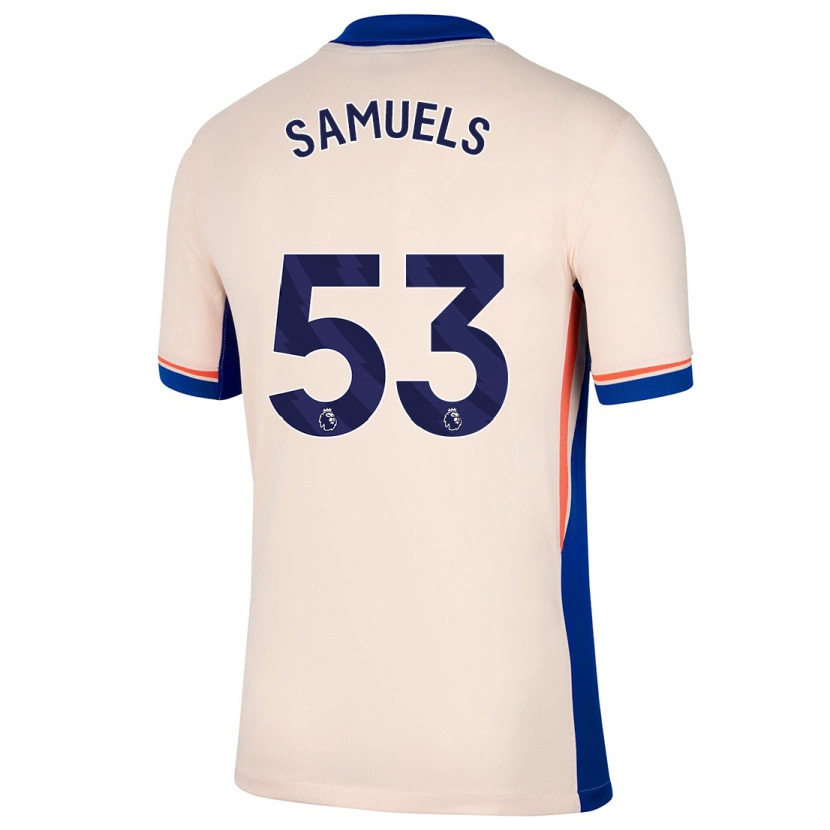 Danxen Damen Ishé Samuels-Smith #53 Hellbeige Auswärtstrikot Trikot 2024/25 T-Shirt Schweiz